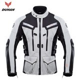 Men Motocross Off-Road Jacket Warm Winter Jaqueta Elbow Shoulder Back Protector Ce